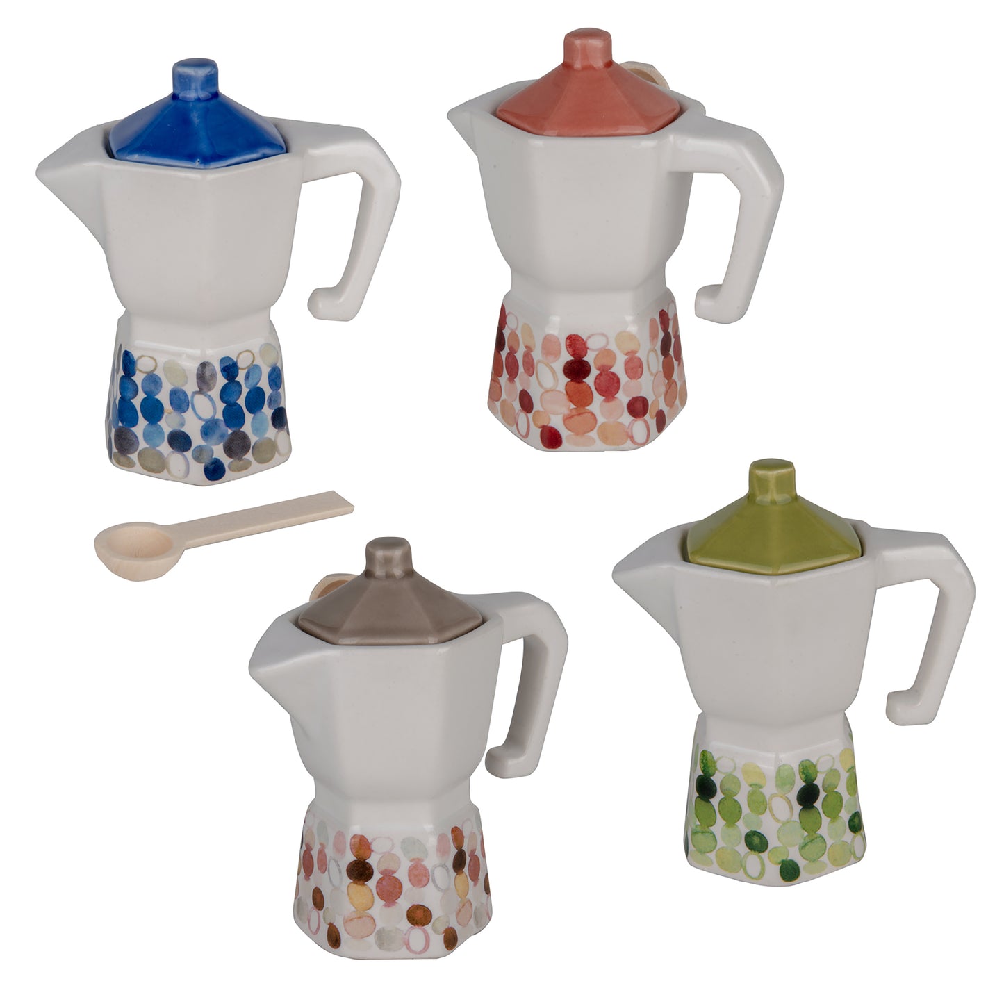 ZUCCHERIERA MODERN POIS IN PORCELLANA CM. 11