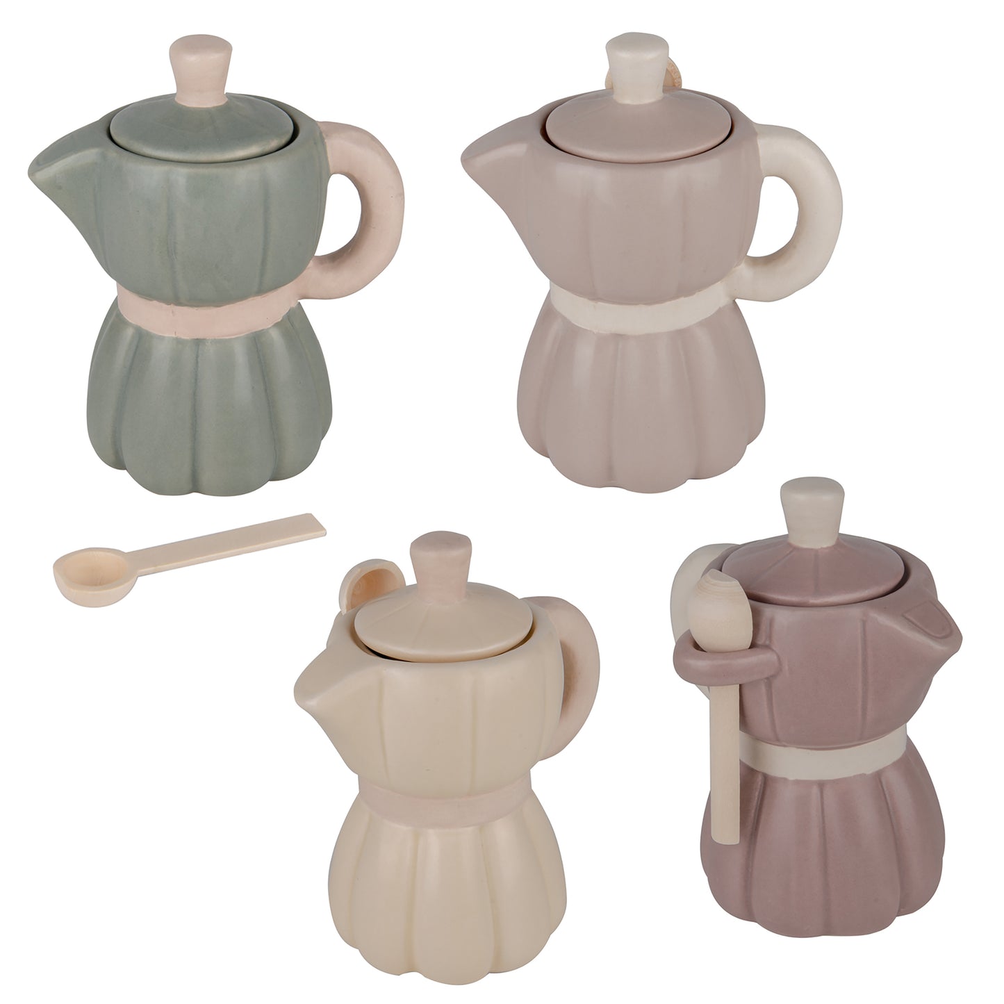 ZUCCHERIERA MOKA ARIS RIGHE IN PORCELLANA CM. 11