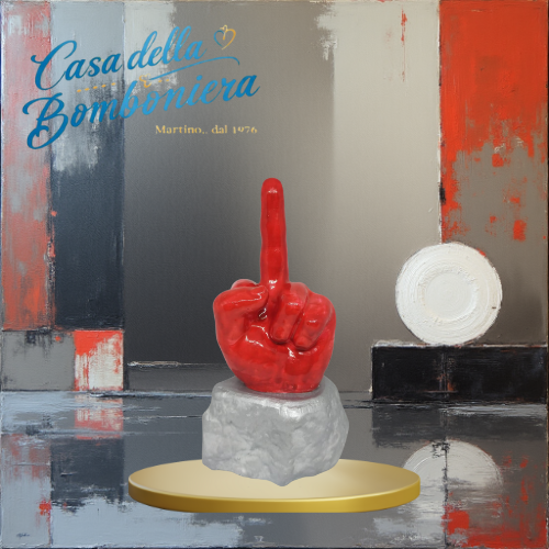 mano dita medio cm. 16