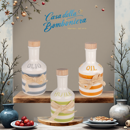 HUILE OLIERA IN PORCELLANA   H.13,5