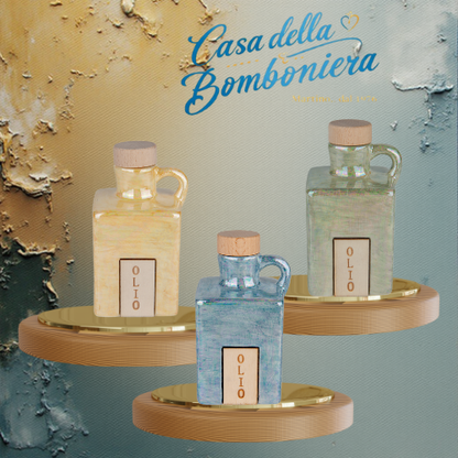 SHINE OLIERA  PORCELLANA  CUBO H.11,5